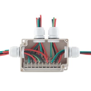 Boîte de jonction étanche IP67 en plastique ABS, boîte de dérivation de câbles extérieure résistante à la pluie, surface blanche scellée - Product Image 3