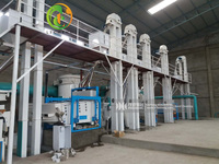 Haute efficacité 40-60TPH Paddy riz Machine de nettoyage équipement de traitement du café nettoyeur de grains rotatif enlever les impuretés