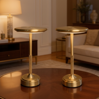 Lampe de bureau créative à LED avec abat-jour en acrylique flexible en forme de fleur - Contrôle tactile, fonctionne sur batterie 5V, lumière blanche chaude, lumière ambiante à intensité variable