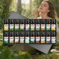 Diffuseur d'huiles sans eau en gros – Huiles essentielles 100 % pures et naturelles pour le raffermissement : Lavande, Menthe poivrée, Géranium, Citron vert, Rose, Bergamote