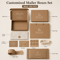 Boîtes d'emballage personnalisées pour envois postaux, boîtes d'expédition en carton ondulé, boîtes en papier imprimées mat, pour le commerce électronique et le transport