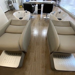 Fabrika toptan ergonomik tasarım <span class=keywords><strong>Salon</strong></span> şampuan istasyonu, <span class=keywords><strong>Salon</strong></span> saç yıkama sandalyeleri, seramik kase ile PU deri şampuan yatak - Product Image 6