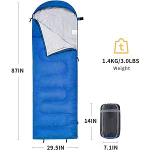 Sacco a Pelo Invernale Portatile in Poliestere di Alta Qualità, Stile Busta, per Adulti, Campeggio e Pausa Pranzo in Ufficio - Product Image 4