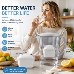 Cartucho de Filtro de Agua de Repuesto Premium para Jarra Purificadora de Agua de Cocina, Solución de Filtración y Purificación - Product Image 1