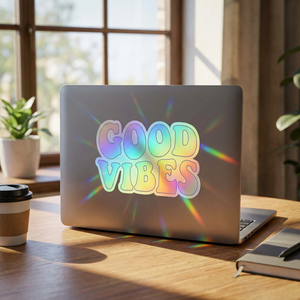 Custom Printing Waterproof Vinyl Stickers <strong>Cheap</strong> Holographic Die Cut Label Logo Sticker Adhesive Pvc Decorative for <strong>Laptop</strong> Phones - Product Image 6
