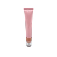 Applicateur en forme de beignet, liquide, tactile, souple, en TPE, pour baume à lèvres et crème pour les yeux