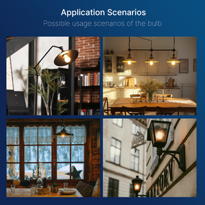 Hight chất lượng hun khói thủy tinh xoắn ốc dẫn bóng A60 <span class=keywords><strong>4W</strong></span> 1800K Dimmable E27 Vàng cap ấm trang trí bóng đèn - Product Image 5