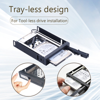 Unestech Plateau-moins 2.5 pouces SATA Hot Swap Métal Ordinateur Stockage Interne Hdd Mobile Rack Enclosure
