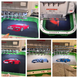 Bastidor de Bordado Magnético Mighty Hoop en Oferta para Máquinas de Bordar <span class=keywords><strong>Janome</strong></span> <span class=keywords><strong>MB4</strong></span> MB-4S MB7 MB-7S - Product Image 2