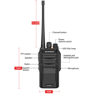 BAOFENG UHF <span class=keywords><strong>Walkie</strong></span> <span class=keywords><strong>Talkie</strong></span> ad alta potenza 10W Baofeng S56 stazione radioamatore impermeabile radioamatore ricetrasmettitore Radio BF-S56 funzione FM - Product Image 4