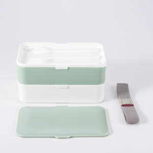 Snailan — boîtes à Lunch anti-fuite, Bento hertique de haute qualité, contenant <span class=keywords><strong>pliable</strong></span> en plastique, Double couche, meilleure vente - Product Image 6