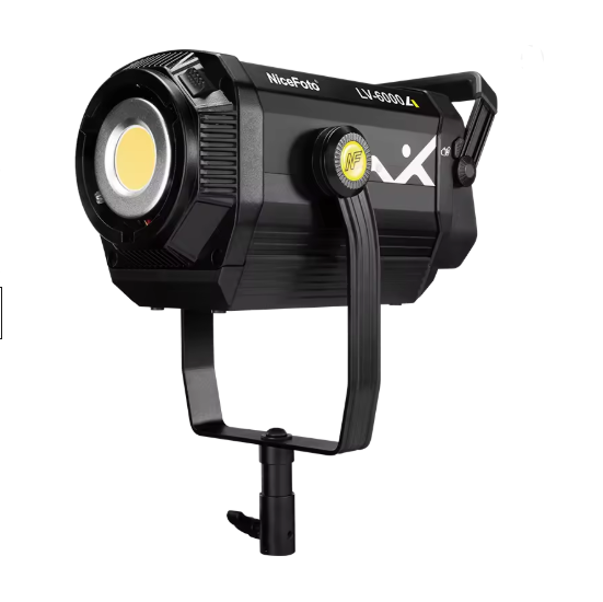 NiceFoto LV 6000A Professional Bi-color 600 Watt LED Studio Photographic Lighting Video Film COB Spot Continuous Light
