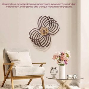 Arte Cinetica da Parete, Scultura <span class=keywords><strong>in</strong></span> <span class=keywords><strong>Legno</strong></span> Artigianale <span class=keywords><strong>in</strong></span> Movimento, Decorazione Calmante per Soggiorno e Ufficio - Product Image 4
