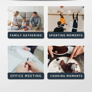 نظارات ذكية قابلة للارتداء بالذكاء الاصطناعي بكاميرا فيديو 8 ميجابكسل بتصميم عصري مع ملحق كاميرا وضمان - Product Image 3