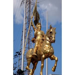 Escultura de caballo de latón grande de alta calidad personalizada, soldado de cobre negro, fundición artesanal, estatua de bronce del rey Jorge IV, precios - Product Image 2
