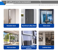 Accesorios para Puertas de Aluminio, Burlete de Silicona, Sello de Felpa Densa, Reduce Corrientes de Aire, Bloquea el Polvo y el Ruido para Puertas Corredizas y Abatibles