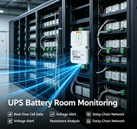Module de gestion de batterie Acrel ABAT100-HS : Mesure du SOC et de l'indicateur d'estimation SOH des batteries groupées, communication MODBUS-RTU