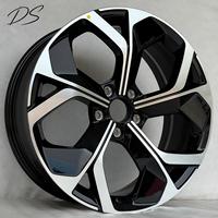 Rines de Aleación de Aluminio de 17 Pulgadas 5x114.3 de Alto Rendimiento para BYD Atto 3, Acabado Negro, Ajuste Universal