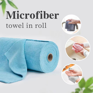 Totode micromicroçevre dostu mikrofiber havlu rulo tek kullanımlık mikrofiber bez ruloları kolay emdirin - Product Image 5