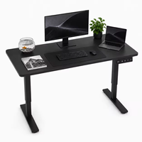 Bureau électrique moderne à hauteur réglable avec double moteur, table de bureau debout
