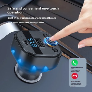 Đa Chức Năng Xe Bluetooth 5.3 Máy Nghe Nhạc Xe FM Transmitter-Loại C USB Nhanh Chóng Sạc Không Dây <span class=keywords><strong>MP3</strong></span> Máy Nghe Nhạc Với Tai Nghe Cuộc Gọi - Product Image 3