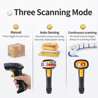 Lecteur de codes-barres Gps pour entrepôt Scanner de codes-barres portable 2D Système de gestion des stocks Pistolet à balayage de codes laser 1D