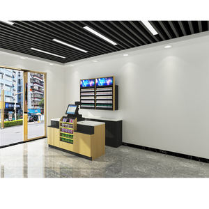 Estantes de tienda de licor de alta gama, expositor de madera para vino, góndola, tienda de vino - Product Image 3