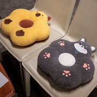 Bantal Duduk Bentuk Hewan Lucu Berbentuk Bunga Bebek Panda Husky Beruang Lembut dan Empuk untuk Dekorasi Rumah, Kamar Tidur, dan Kantor