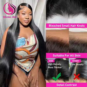 15A Nguyên Việt Nam Tóc Nhà Cung Cấp Tóc Giả Tóc Con Người Glueless Đầy Đủ HD Ren Phía Trước, Nguyên Ấn Độ Lớp Biểu Bì Phù Hợp Tóc HD Ren Phía Trước Tóc Giả - Product Image 4