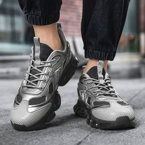 Vente directe d'usine, prix avantageux, chaussures pour hommes populaires, respirantes, avec coussin en mesh, semelle extérieure en caoutchouc antidérapante, doublure en coton, toutes saisons - Product Image 2