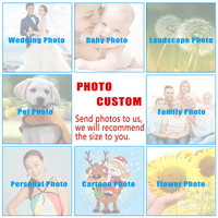 Peinture Diamant 5D Personnalisée DIY Photo, Écologique, Cadeau pour Animaux de Compagnie, Bébé, Mariage, Décoration Murale, Décoration Intérieure, Vente en Gros