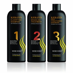 Shampoo <span class=keywords><strong>sans</strong></span> <span class=keywords><strong>silicone</strong></span> à la kératine et au collagène, <span class=keywords><strong>professionnel</strong></span>, anti-résidus, nettoyage en profondeur du cuir chevelu, parfum durable pour tous les types de cheveux - Product Image 6