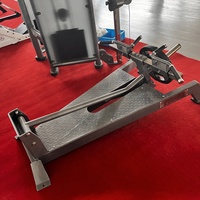 Máquina de remo inclinada con barra en T RLS Fitness para uso comercial y doméstico, con carga de placas, recargable