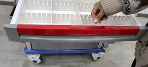 Medische Rode Noodwagen Multifunctionele Medische Kar Vijf Lade Defibrillatie-Instrument - Product Image 6