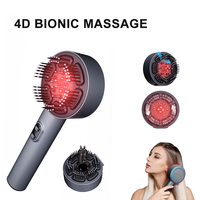 Seringue à huile liquide pour soins du cuir chevelu anti-chute, brosse à tête, flacon de massage pour cuir chevelu, distributeur de sérum, applicateur d'huile