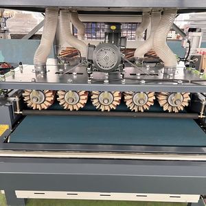 Semi-automatic Multifunctional <b>Wood</b> Polisher, Plc Control Brush for Decor & Furniture Processing Hg <b>Wood</b> Polishing <b>Sanding</b> - Product Image 6