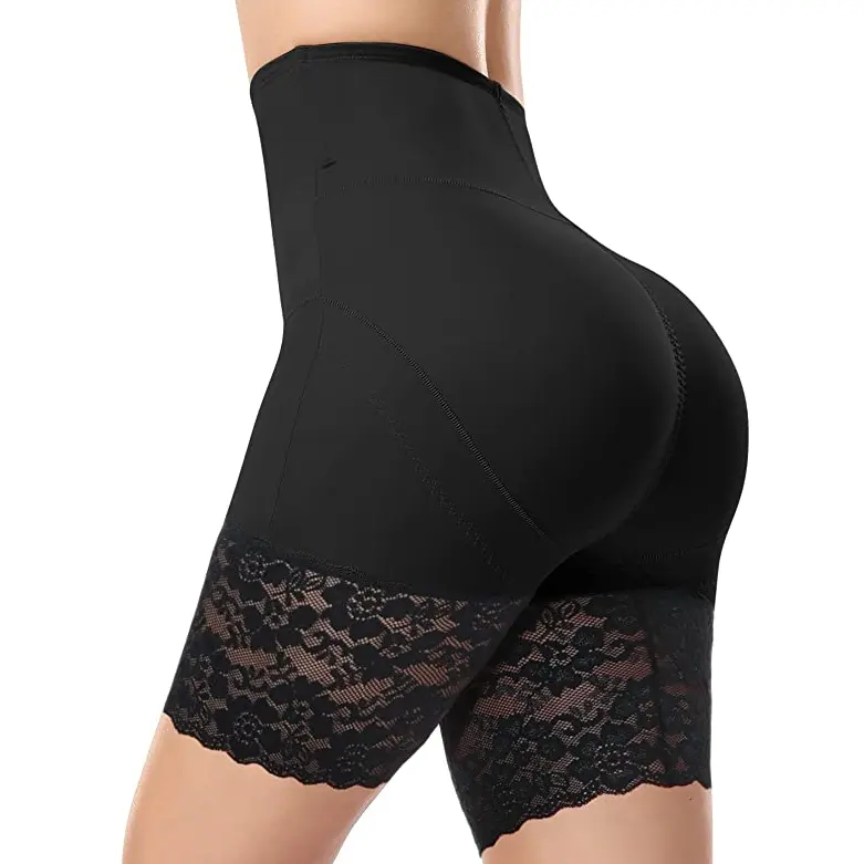 Shapewear Shorts Voor Vrouwen Tummy Controle Body Shaper Anti Chafing Slip Shorts Onder Jurken Kant Slipje