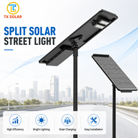 TX SOLAR Lampu Jalan Tenaga Surya All in One Baru, Tahan Air IP66, untuk Penerangan Jalan Kota