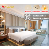 Modernes Maßgefertigtes Hotelzimmer-Möbelset im Luxusstil für Hotelprojekte 5-Sterne-Gastgewerbe Komplettpaket vom Hersteller