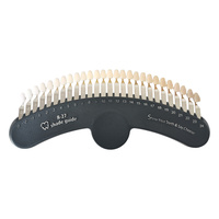 Comparateur de nuancier dentaire portable 27 couleurs, guide de nuance des dents 3D pour le blanchiment des dents avant/après utilisation