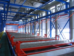 Rack Tin Plating Line For Electronic Parts - PLC Controlled, Stainless Steel Tank, Customizable, Uniform Coating - Product Image 1
