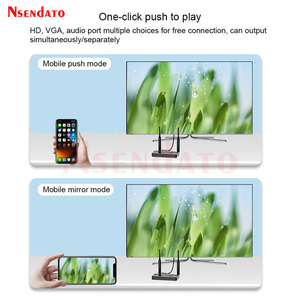 5G inalámbrico para HDMI Video transmisor receptor extensor 4K 50M 1080P <span class=keywords><strong>VGA</strong></span> pantalla inalámbrica adaptador Dongle para TV PC - Product Image 6