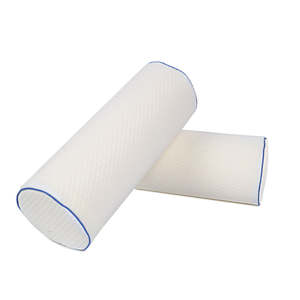 Oreiller cervical en mousse à mémoire <span class=keywords><strong>de</strong></span> forme-Oreiller <span class=keywords><strong>de</strong></span> soutien du cou rond <span class=keywords><strong>pour</strong></span> le sommeil, le <span class=keywords><strong>yoga</strong></span> et le soulagement <span class=keywords><strong>de</strong></span> la douleur (tête/cou/dos/jambes) - Product Image 3