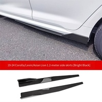 Kit de carrosserie Veidt pour Corolla modèle 2019-2024 : Spoiler avant, jupes latérales, aileron arrière, aileron supérieur, lames de pare-chocs arrière, kit d'angle arrière