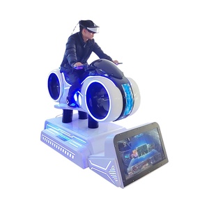 VR Motor 9D Outdoor Arcade Racing Car Jeu de moto de réalité virtuelle Simulateur de conduite Éducatif en fibre de verre pour usage domestique - Product Image 1