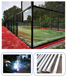 Hechuan 2025 Venta caliente Cancha de Pádel panorámica Canchas De Padel Cancha de tenis de Pádel al aire libre en venta <span class=keywords><strong>Comprar</strong></span> Cancha de pádel - Product Image 2