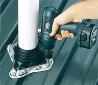 Guarnizione in gomma EPDM per canna fumaria e presa d'aria sul tetto, con base quadrata, per diametri di <span class=keywords><strong>tubi</strong></span> da 1/4-5-3/4, per stufe da esterno 5 - Product Image 4
