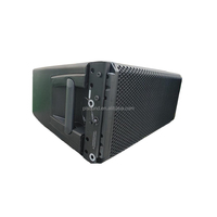 PAKLAM AUDIO Enceinte de sonorisation active à ligne acoustique double 10 pouces en néodyme 1100W Système de sonorisation portable pour DJ en extérieur