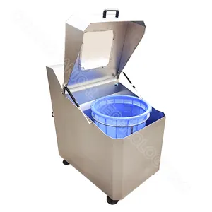 Vertical scraper discharge centrifugal dehydrator spin drying machine lettuce spinning vegetable dryer