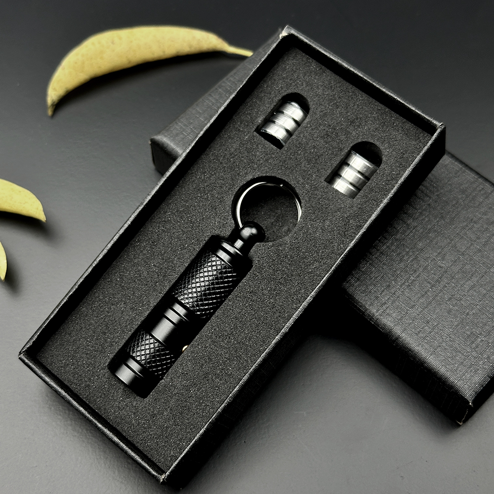 High Quality Portable EDC Aluminum Handle Mini Survival Flashlight for Hiking and Camping